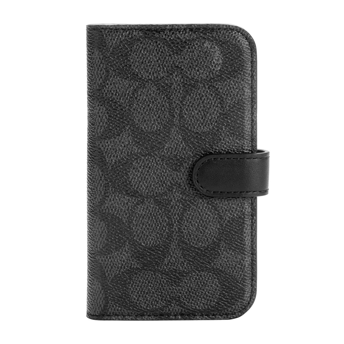 Coach Signature C Folio Case Black for iPhone 12 Mini Dr Boom