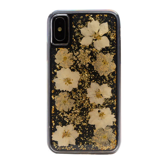 Boomtique Karat Petals White for iPhone XR