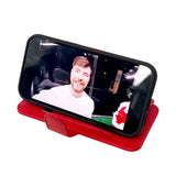 Boomtique Red Executive Wallet for Samsung S8+