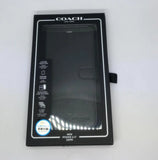 Coach Black Leather Folio Case for iPhone 11 Pro