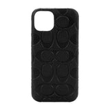 Coach Slim Wrap Pebbled Black Case for iPhone 13/14