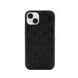 Coach Slim Wrap Pebbled Black Case for iPhone 13/14