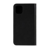 Diesel Black Leather with White Vertical Logo 2-in-1 Folio Case for iPhone 11 Pro Max