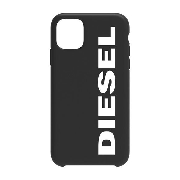 Diesel Printed Co-Mold Black and White Vertical Logo Case for iPhone 11