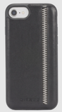 Diesel Leather Zip Black Leather Co-Mold Case for iPhone 7+/8+