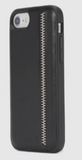 Diesel Leather Zip Black Leather Co-Mold Case for iPhone 7+/8+