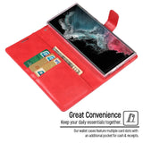 Goospery Mercury Red Magsafe Wallet Case for Samsung Galaxy S25