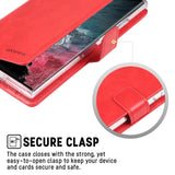 Goospery Mercury Red Magsafe Wallet Case for Samsung Galaxy S25
