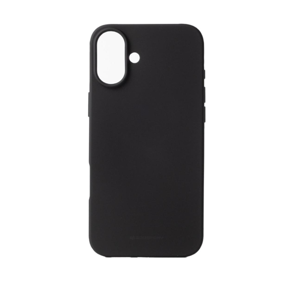 Goospery Soft Feeling Matte Black Silicone Case for iPhone 17