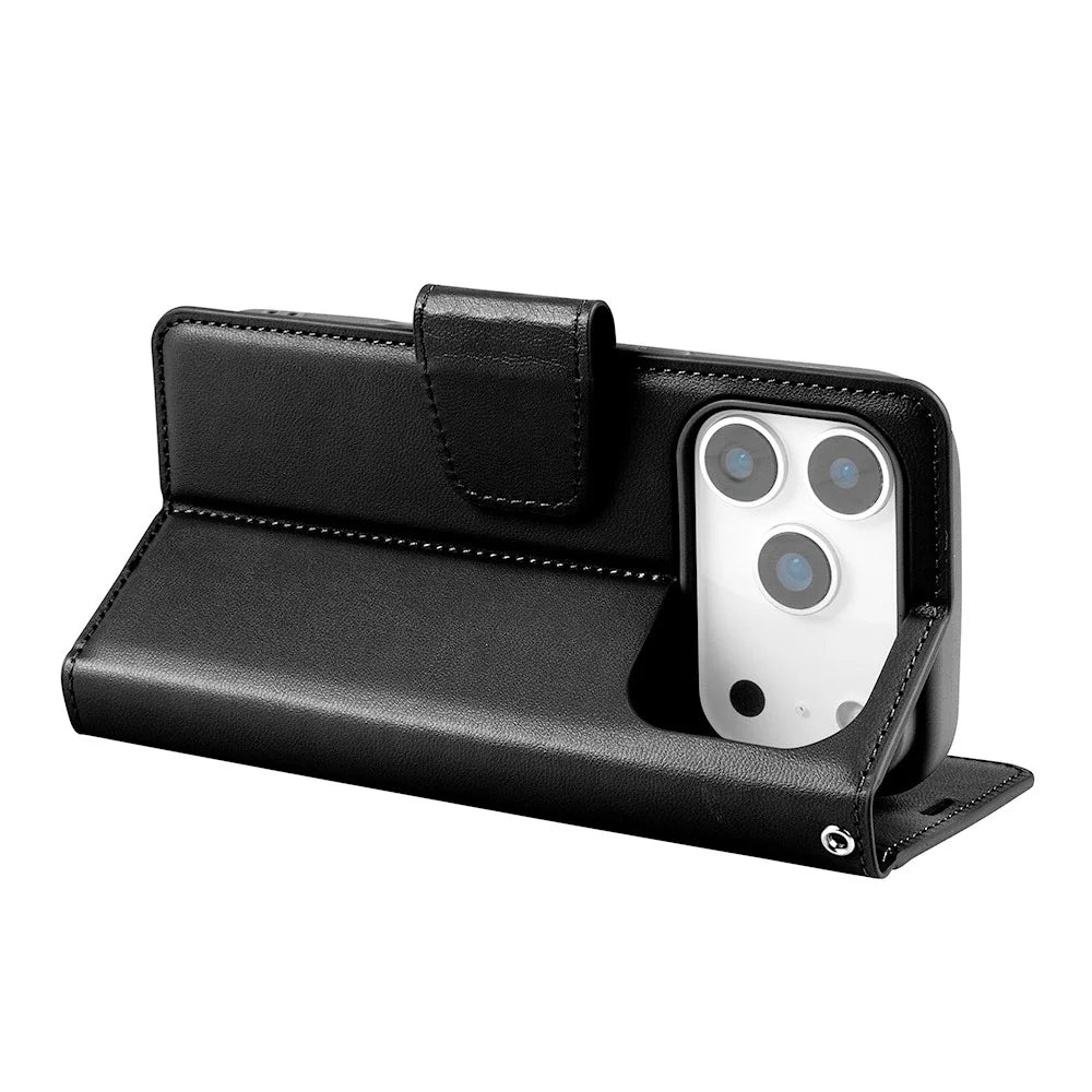 Hanman Black Executive 2-Piece Wallet for iPhone 17 Pro