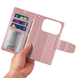 Hanman Rose Gold Executive 2-Piece Wallet for iPhone 17 Pro