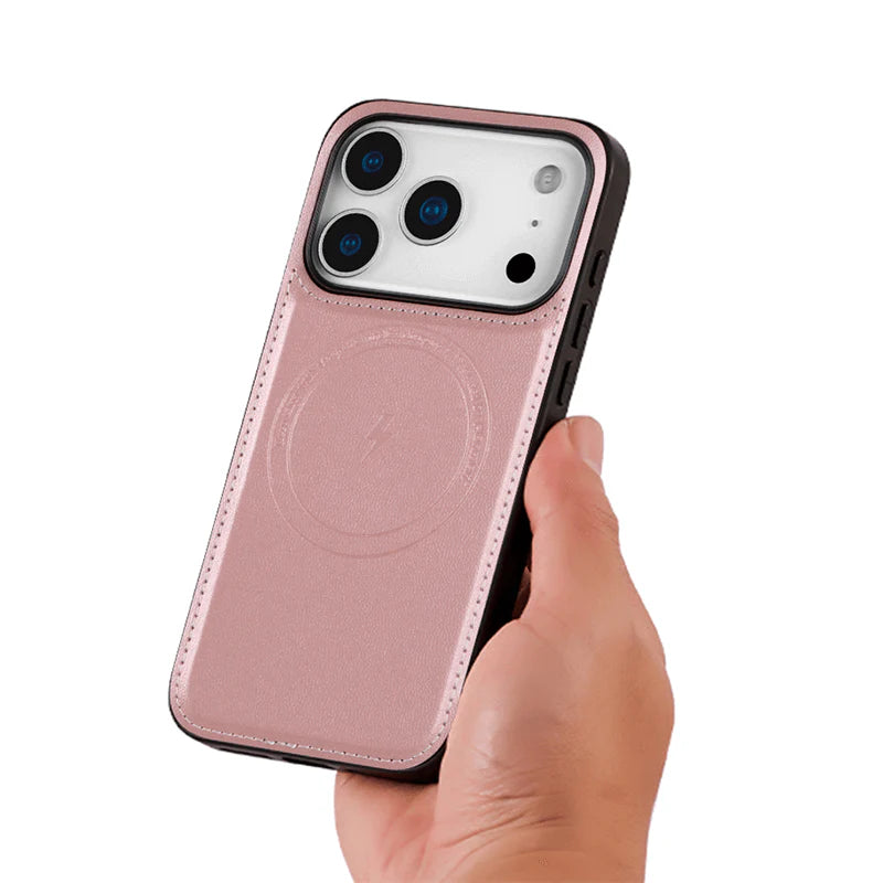 Hanman Rose Gold Executive 2-Piece Wallet for iPhone 17 Pro