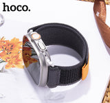 Hoco. Original Series Nylon Strap for Apple Watch (38/40/41 mm) - Black & Grey