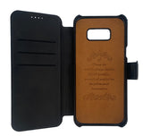 Boomtique Black Executive Wallet for Samsung S8+