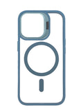 Boomtique Clear Blue Magsafe Case for iPhone 16