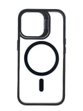 Boomtique Clear Black Magsafe Case for iPhone 16