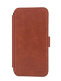 Boomtique Brown 2-Piece Executive Wallet for iPhone 16