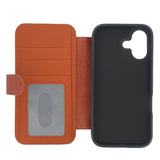 Boomtique Brown 2-Piece Executive Wallet for iPhone 16