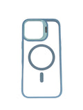 Boomtique Clear Blue Magsafe Case for iPhone 16 Plus