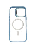 Boomtique Clear Blue Magsafe Case for iPhone 16 Plus