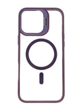 Boomtique Clear Purple Magsafe Case for iPhone 16 Pro Max