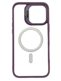 Boomtique Clear Purple Magsafe Case for iPhone 16 Pro Max