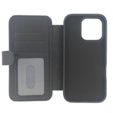 Boomtique Black 2-Piece Executive Wallet for iPhone 16 Pro