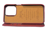 Boomtique Red Executive Wallet for iPhone 14 Plus