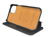 Boomtique Black Executive Wallet for iPhone 14 Plus