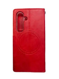 Goospery Mercury Red Magsafe Wallet Case for Samsung Galaxy S25