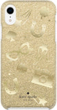 Kate Spade New York Charm Toss Gold Case for iPhone XR