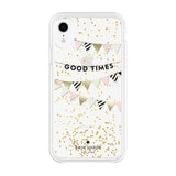 Kate Spade New York Good Times Liquid Glitter Case for iPhone XR