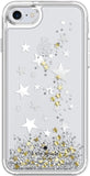 Kate Spade New York Liquid Glitter Case with Gold and Silver Stars for iPhone 7/8