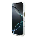 Lacoste Frosted Finish Clear with Gold Edge Case for iPhone 17 Pro - MagSafe Compatible