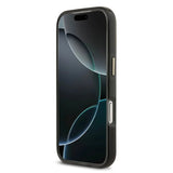 Lacoste Frosted Finish Transparent Black with Gold Edge Case for iPhone 17 Pro - MagSafe Compatible