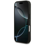 Lacoste Petit Piqué Black Case for iPhone 17 Pro - MagSafe Compatible