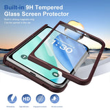 MaxGuard Burgundy Magsafe Fold Case for iPhone Duo