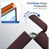 MaxGuard Burgundy Magsafe Fold Case for iPhone Duo