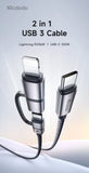Mcdodo 2-in-1 USB 3.1 Gen2 Type C to Type C and Lightning Cable