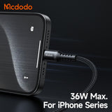 Mcdodo USB-C to Lightning Bending Reinforced Cable 3m