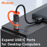 Mcdodo USB-C to USB-A Adapter with Silicone Hook