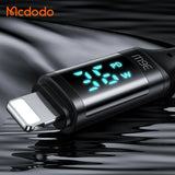 Mcdodo Digital HD Type-C to Lightning PD Data Cable 1.2m 36W