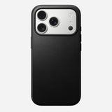 NOMAD Black Modern Leather Case for iPhone 17 Pro Max