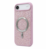 MaxGuard Stylish Light Purple Diamond MagSafe Case for iPhone 17 Air