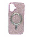 MaxGuard Stylish Light Purple Diamond MagSafe Case for iPhone 17