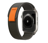 Trail Loop Nylon Weave Strap for Apple Watch (38/40/41 mm) - Black & Grey
