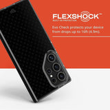 Tech21 EvoCheck Ultra Smokey Black Case for Samsung S24 Ultra