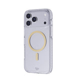 Tech21 EvoCrystal Clear Metallic Gold MagSafe Case for iPhone 17 Pro / 18 Pro