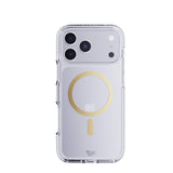 Tech21 EvoCrystal Clear Metallic Gold MagSafe Case for iPhone 17 Pro / 18 Pro