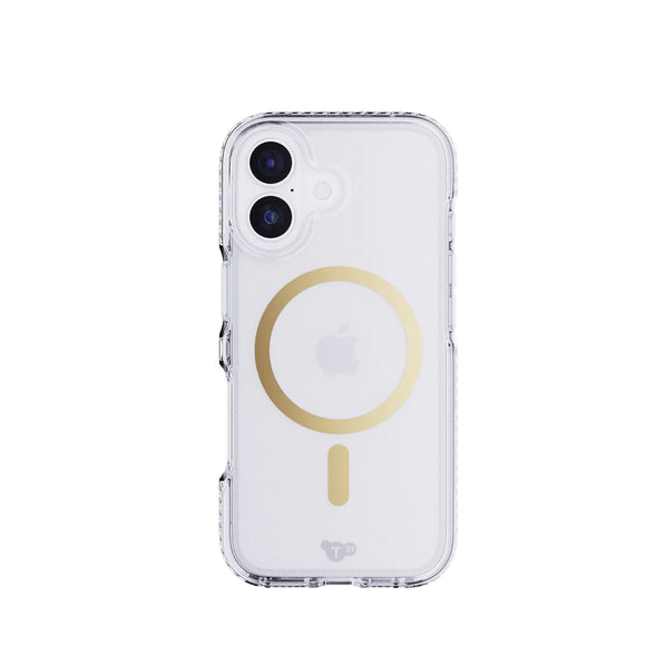 Tech21 EvoCrystal Metallic Gold Case for iPhone 17 - Magsafe Compatible